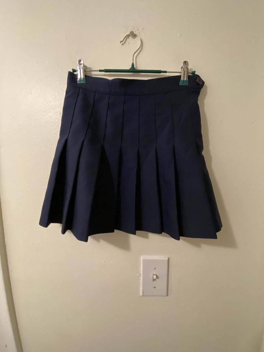 American Apparel Pleated Skirt Size S Navy Blue Tennis Skater Mini